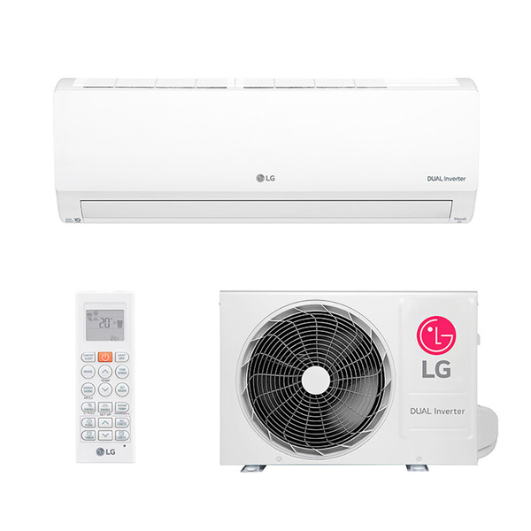 Ar Condicionado Split Hw Inverter R-32 Lg Dual Voice + Ia 12000 Btus Frio 220v S3-q12ja31k - Viva Lar Moveis