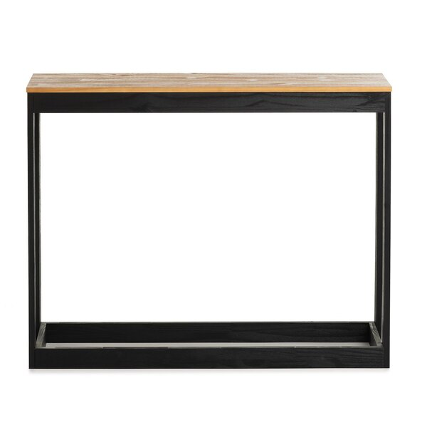 Aparador Natural & Colors 1 Prateleira Mel / Preto -  Viva Lar Moveis