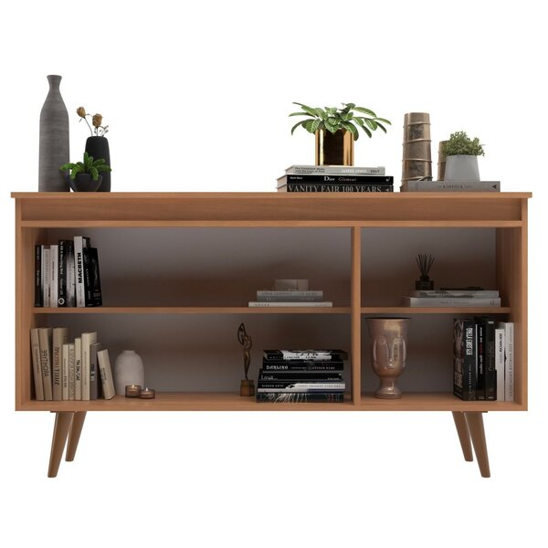 Buffet 3 Portas 136cm Retrô Elza Yescasa Freijó/off White - Viva Lar Moveis