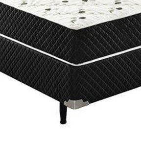 Cama Box Conjugado Casal Sp Móveis Espuma Ortopédica - 39x138x188cm - Viva Lar Moveis