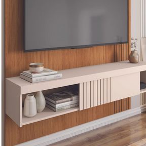Painel Para Tv Ate 55 Esmeralda Caemmun 1,50 - Viva Lar Moveis